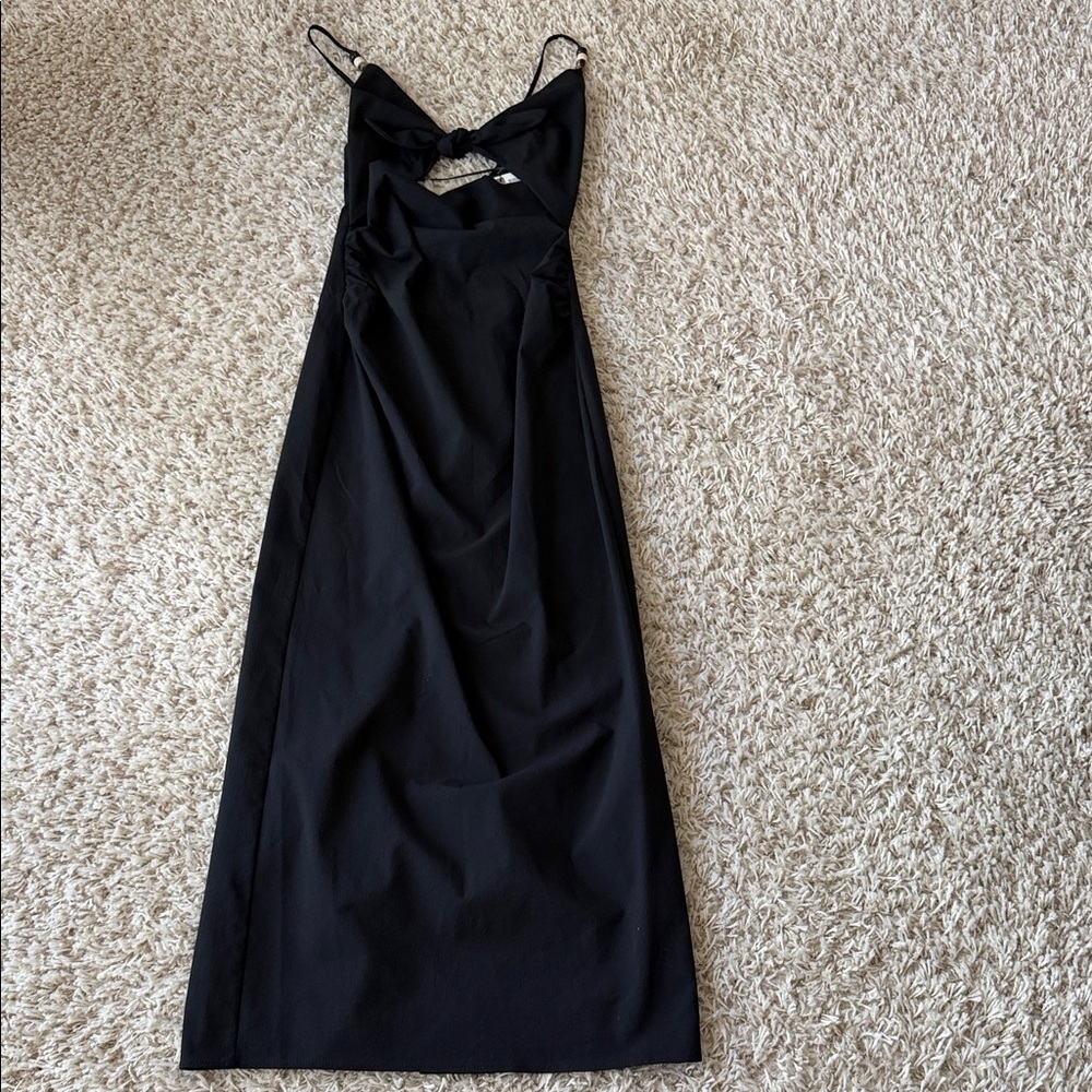 Zara Black Backless Dress
